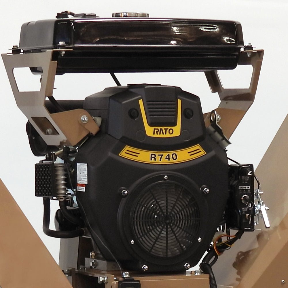 BigBear Power BBC62 Tornadic Wood Chipper 6" 20 HP V-Twin Engine Gas Powered Commercial Self Feeding Electric Start New