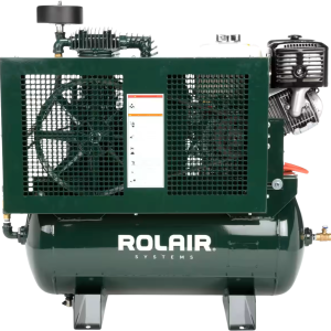 Rolair 13GR30HK30 Air Compressor Truck Mount Stationary 30 gal. Gas 13 HP Honda GX390 Engine Two-Stage Pump Manufacturer RFB