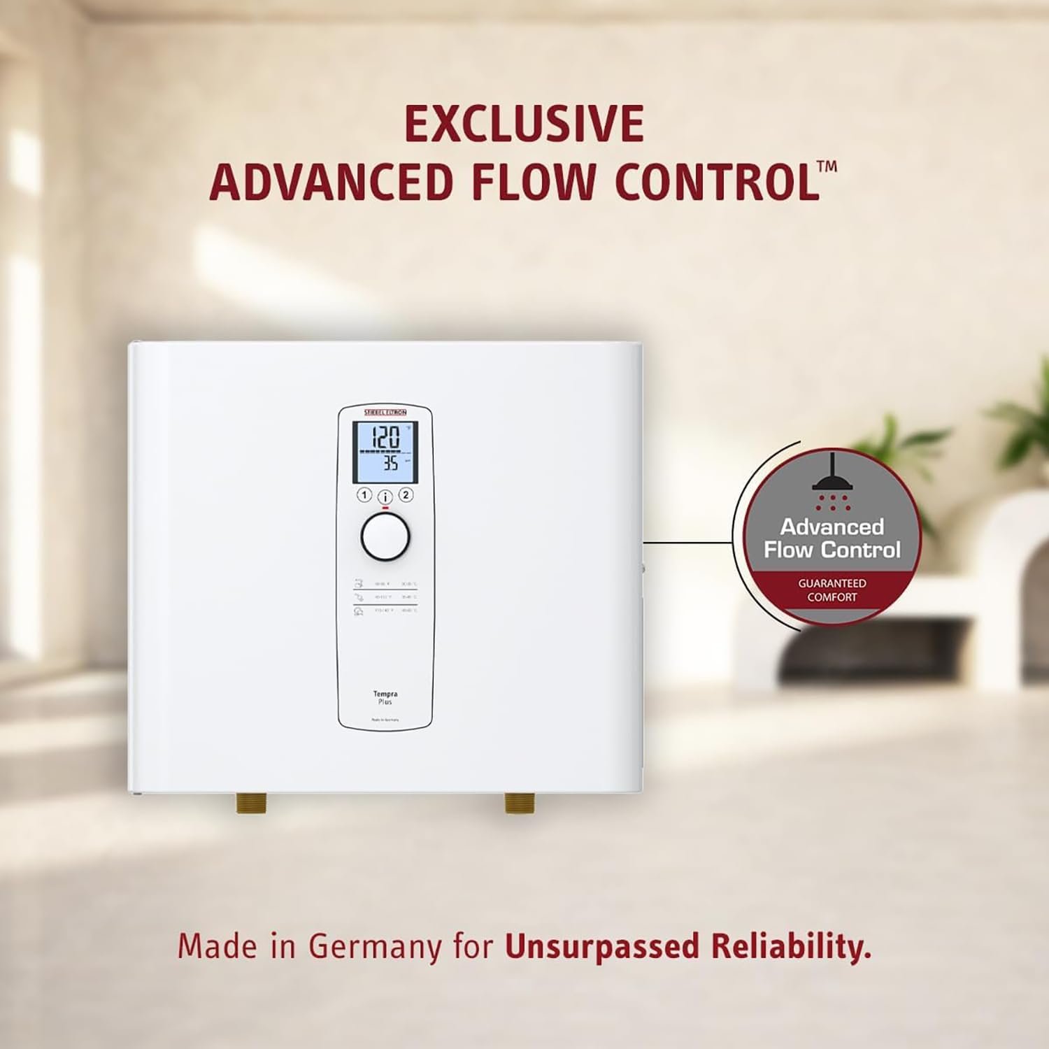 Stiebel Eltron Tempra 20 Plus Adv Flow Control Self-Modulating 19.2 kW 3.9 GPM Tankless Water Heater Manufacturer RFB