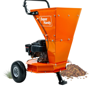 Super Handy GUO083 145CC OHV 3.4 HP 1" Inch Cutting Capacity Leaf Shredder Used