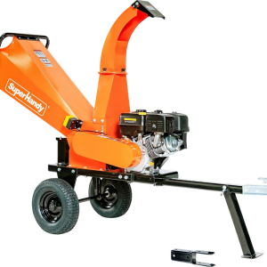 Super Handy GUO140 Towable Wood Chipper 5" Chipping Capacity 15 HP Gas Electric Start New
