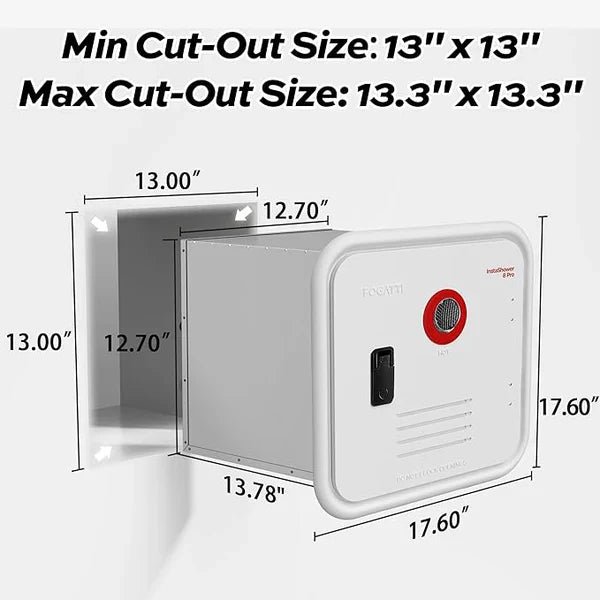 Fogatti InstaShower 8 Pro RV Tankless Water Heater 55,000 BTU 2.9 GPM New