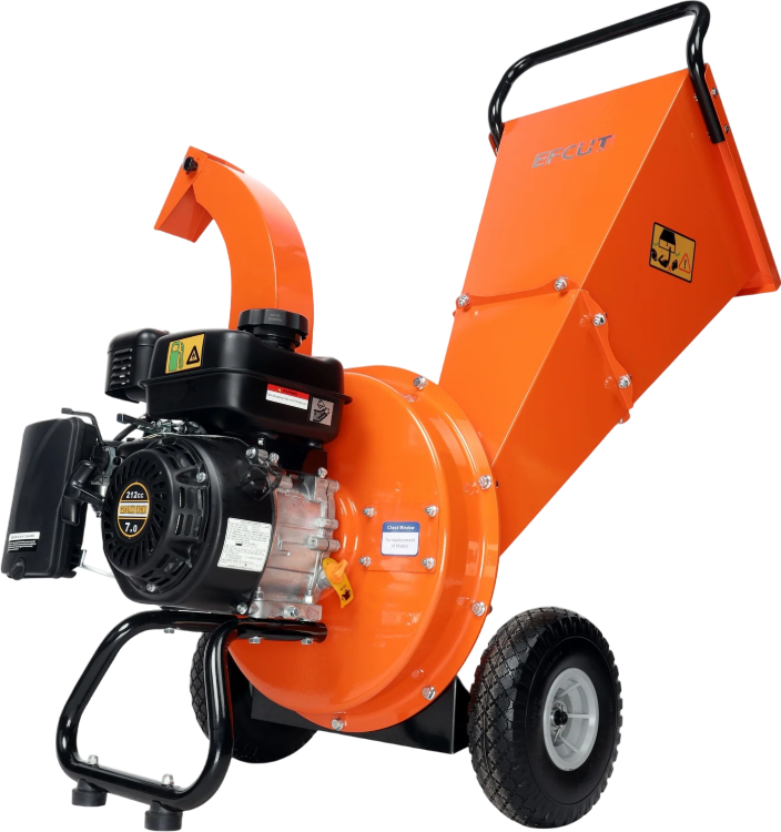 EFCUT C30 Wood Chipper 3" Horizontal 7 HP 212cc 4-stroke Gas-Powered 20:1 Reduction Ratio New
