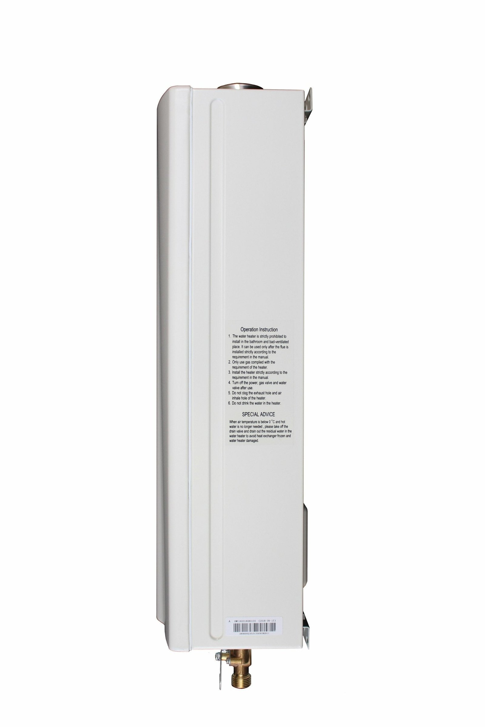 EZ Tankless EZDELUXELP 4.4 GPM 87500 BTU Liquid Propane Indoor Tankless Water Heater with Vent Kit Manufacturer RFB