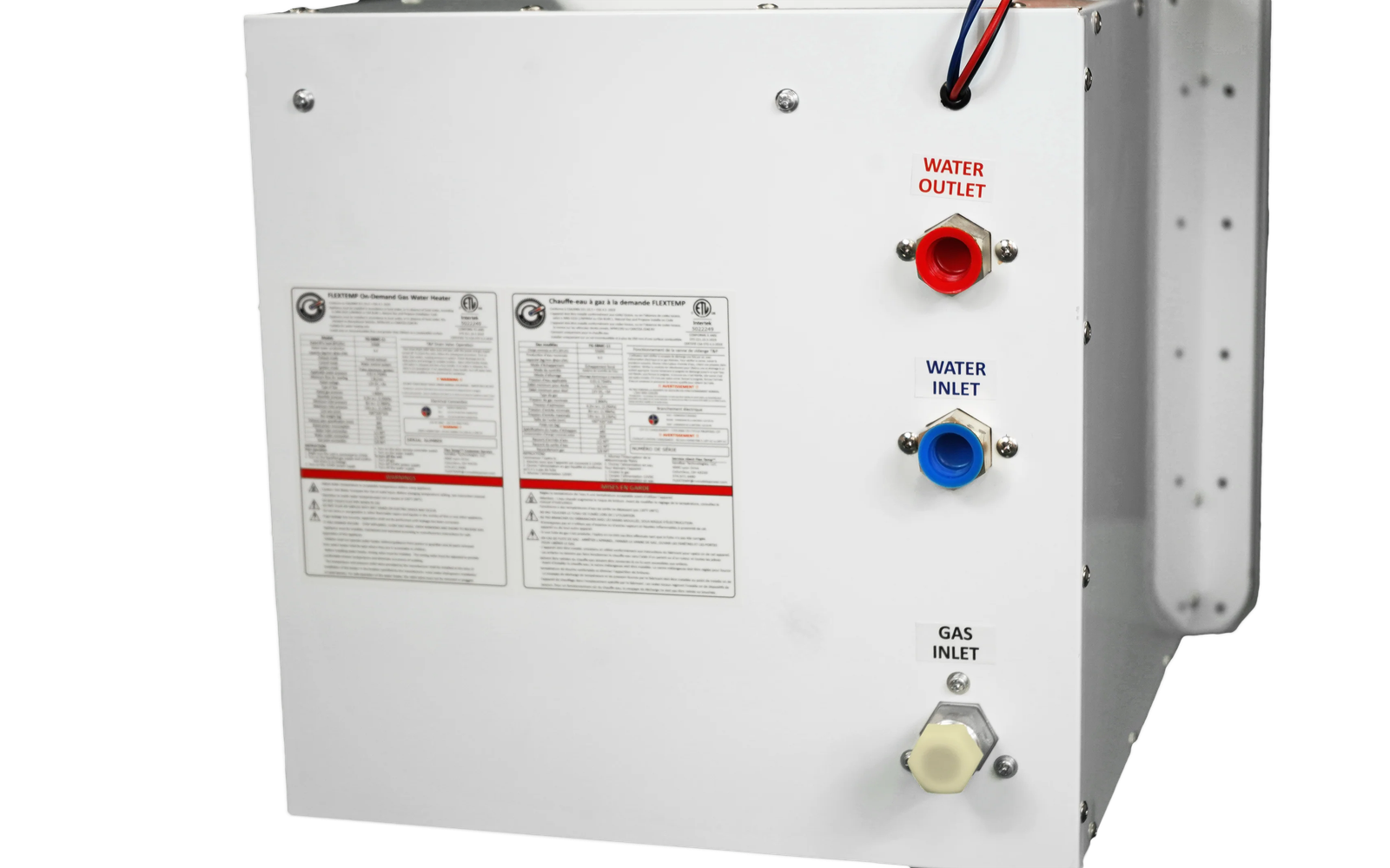 RVMP Flex Temp On Demand Tankless Water Heater Liquid Propane 2.1 GPM 55000 BTU with Remote Control New