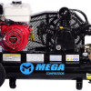 Mega Compressor MP-9010HG Air Compressor Two-Stage Twin Tank 10 Gallon 9 HP 180 PSI Gas Honda Engine New